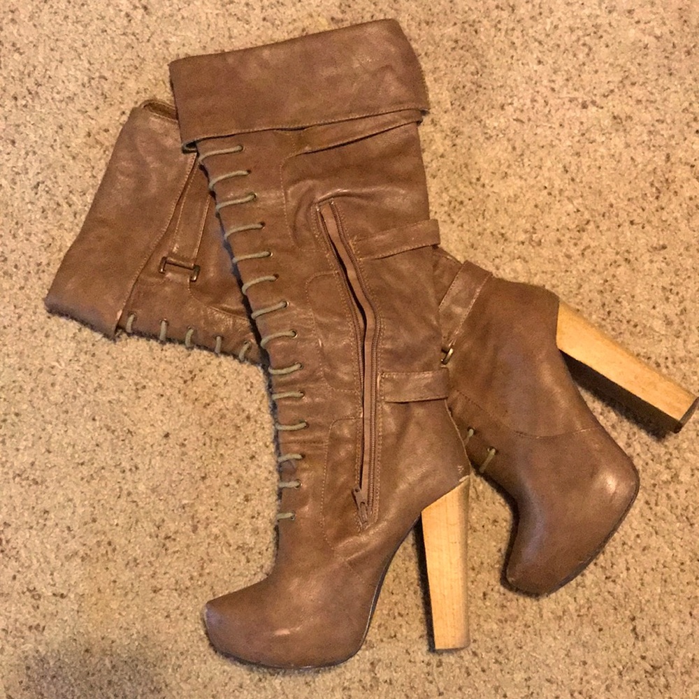 Knee High Brown Boots